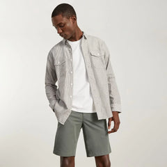 The 9" Slim-Fit Performance Chino Short | Pewter Green