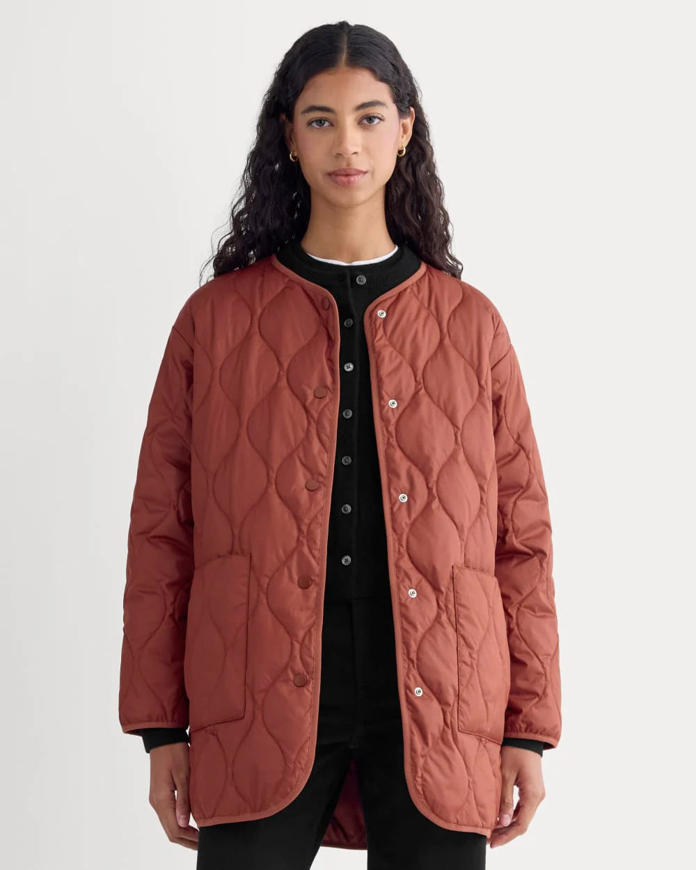 The Quilted Liner | Merlot