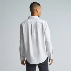 The Classic Oxford Shirt | Canvas / Mauve / Chocolate | Standard