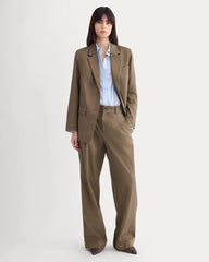 The Oversized Blazer in Buttersmooth | Deep Taupe