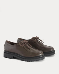 Leather Lug Chukka | Deep Brown