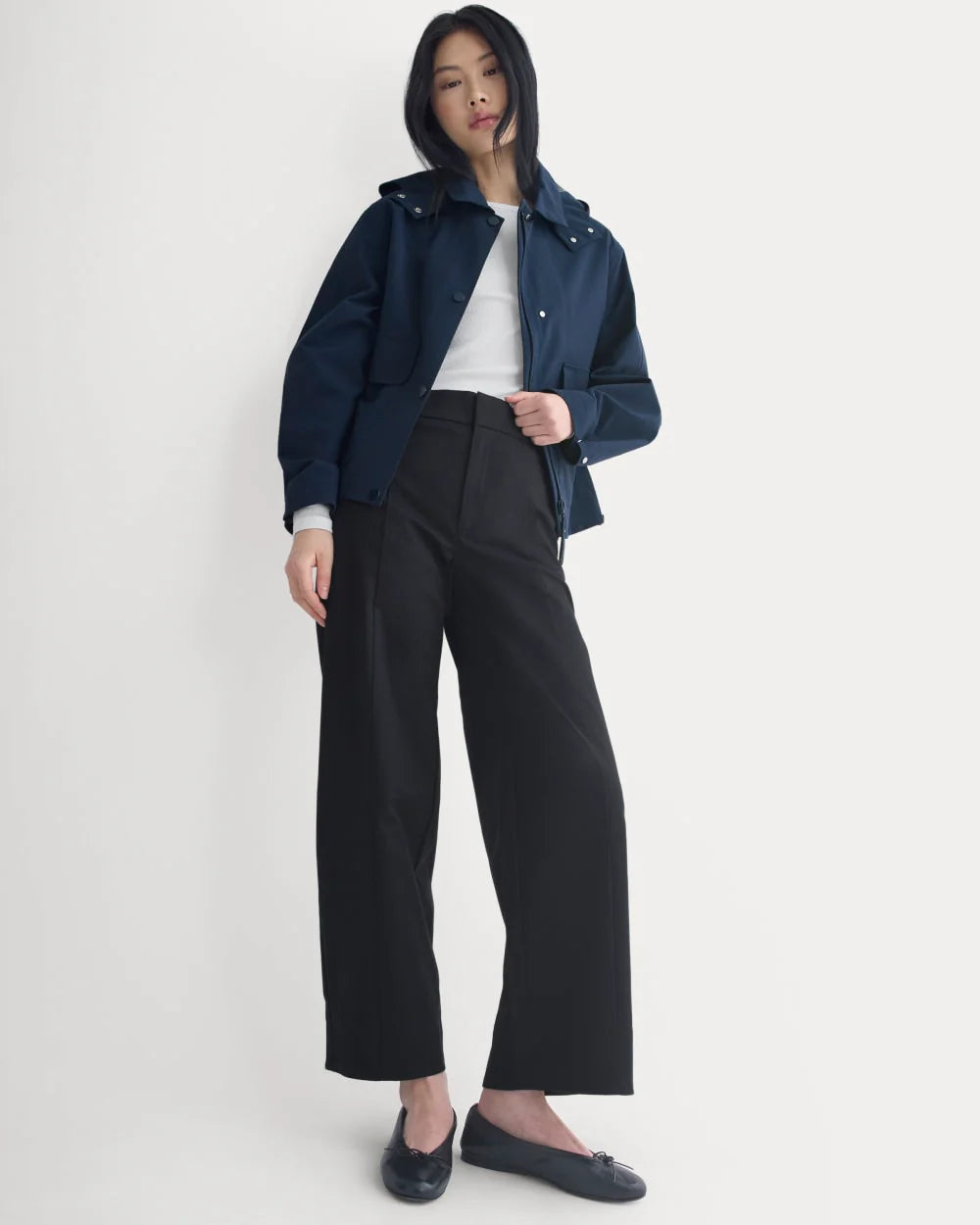 Seamed Balloon Pant | Black