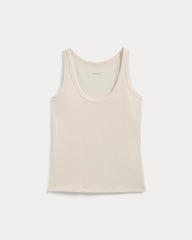 The Shimmy Scoop-Neck Tank | Bone