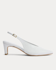 Pointed-Toe Slingback Heel | Snow