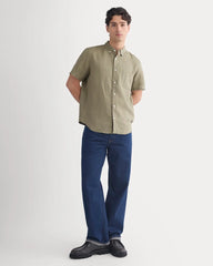 The Classic Short-Sleeve Shirt in Linen | Overland