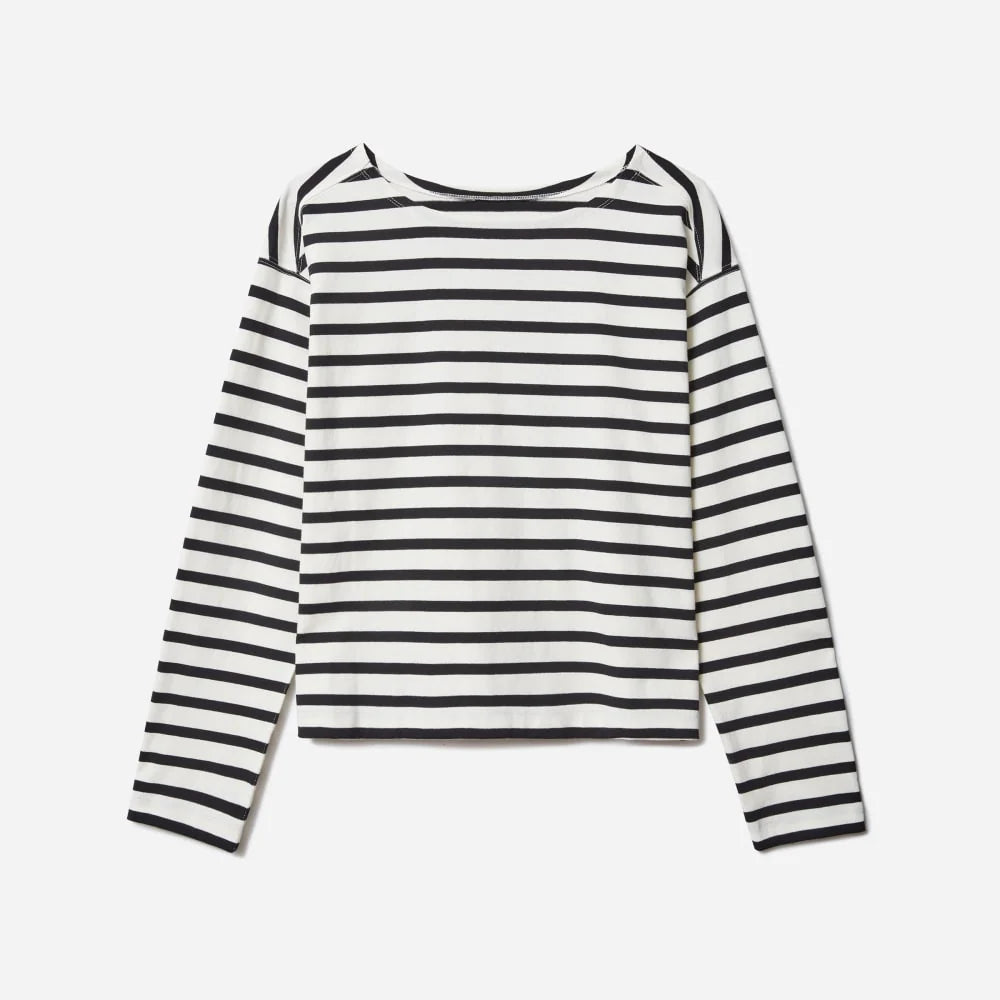 The Mariner Tee | Black / White