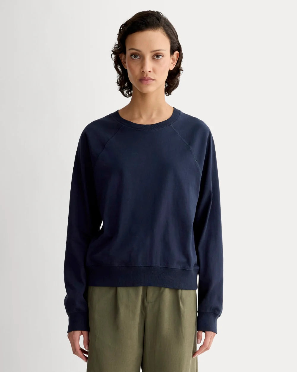 The Off-Duty Long-Sleeve Tee | Navy