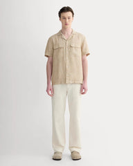 The Resort Shirt in Linen | Cornstalk Chambray
