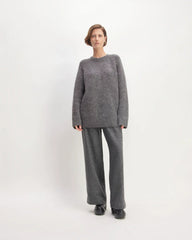 The SuperFuzz Alpaca Crew | Dark Charcoal