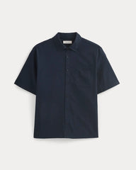 Lightweight Short-Sleeve Oxford | Navy
