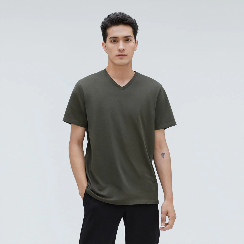 The Organic Cotton V-Neck Tee | Kambaba
