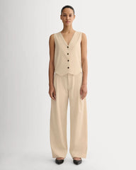 The Low-Rise Chino | Heathered Oat