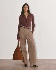 The Henley in Butterluxe | Dark Mahogany