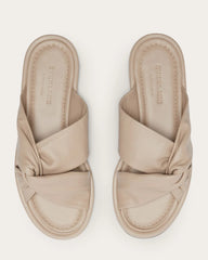 The Day Twist Sandal | Warm Khaki