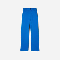 The Organic Wide-Leg Pant | Lapis Blue