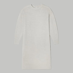 The Cashmere Midi Dress | Pale Heather Grey