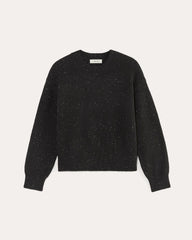 The Cocoon Crew in Plush Cotton | Black Confetti