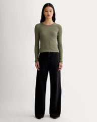 The Cozy Rib Long-Sleeve Tee | Kalamata