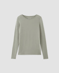 The Long-Sleeve Tee in Butterluxe | Sage Green