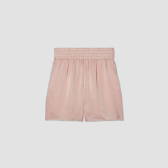 The Satin Pull-On Short | Petal Pink