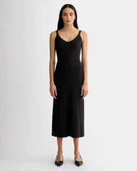 The Fine Knit Cami Dress | Black