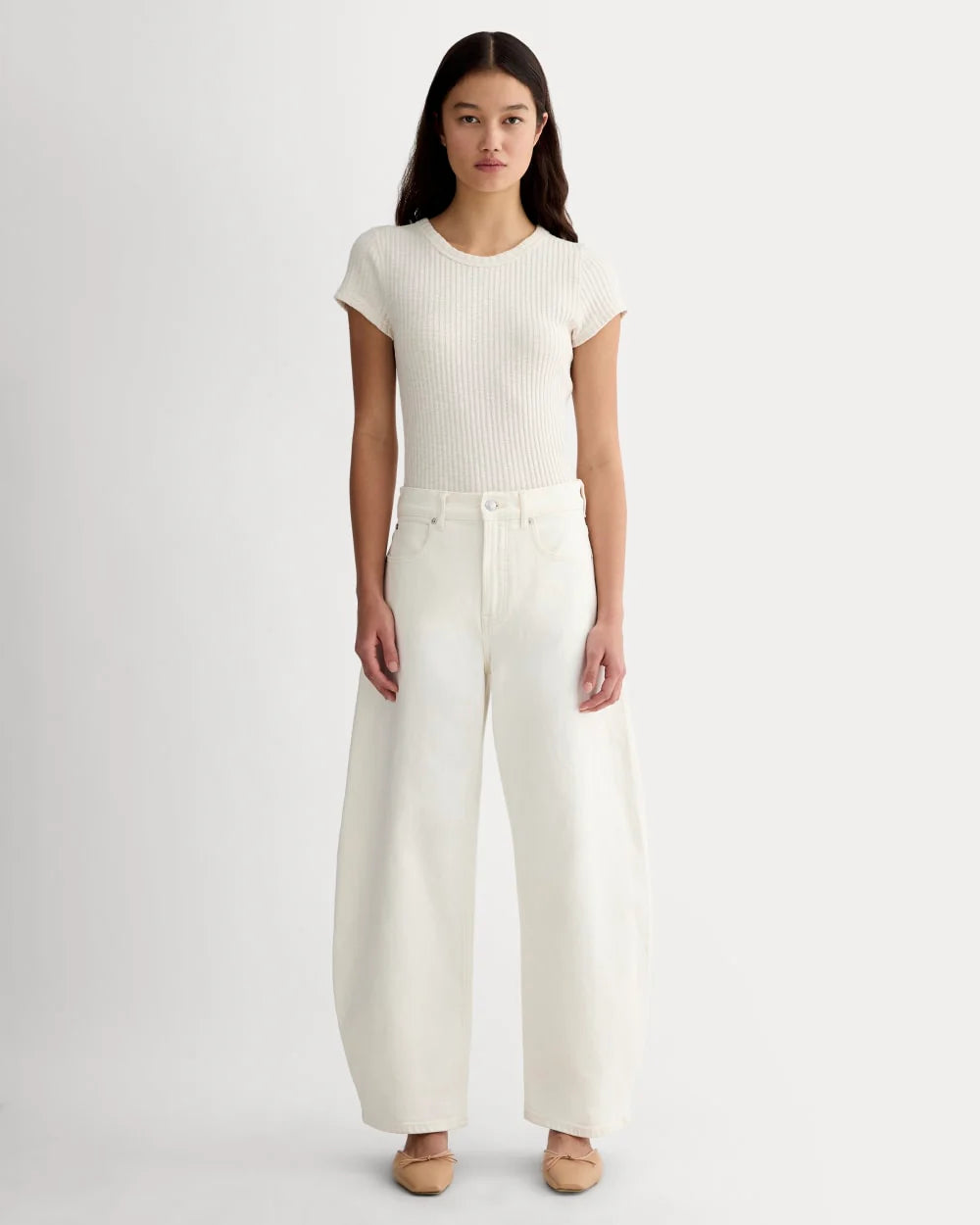 The Way-High® Curve Jean | Calico Ecru | 27" Inseam