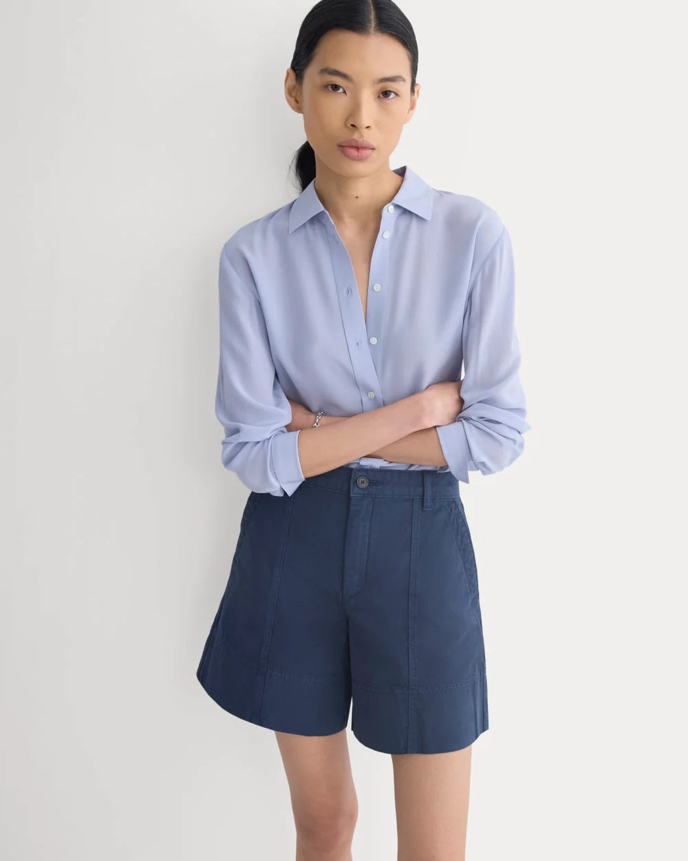 Seamed Everywhere Short | Navy