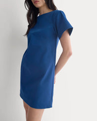 Boatneck Mini Dress | Estate Blue