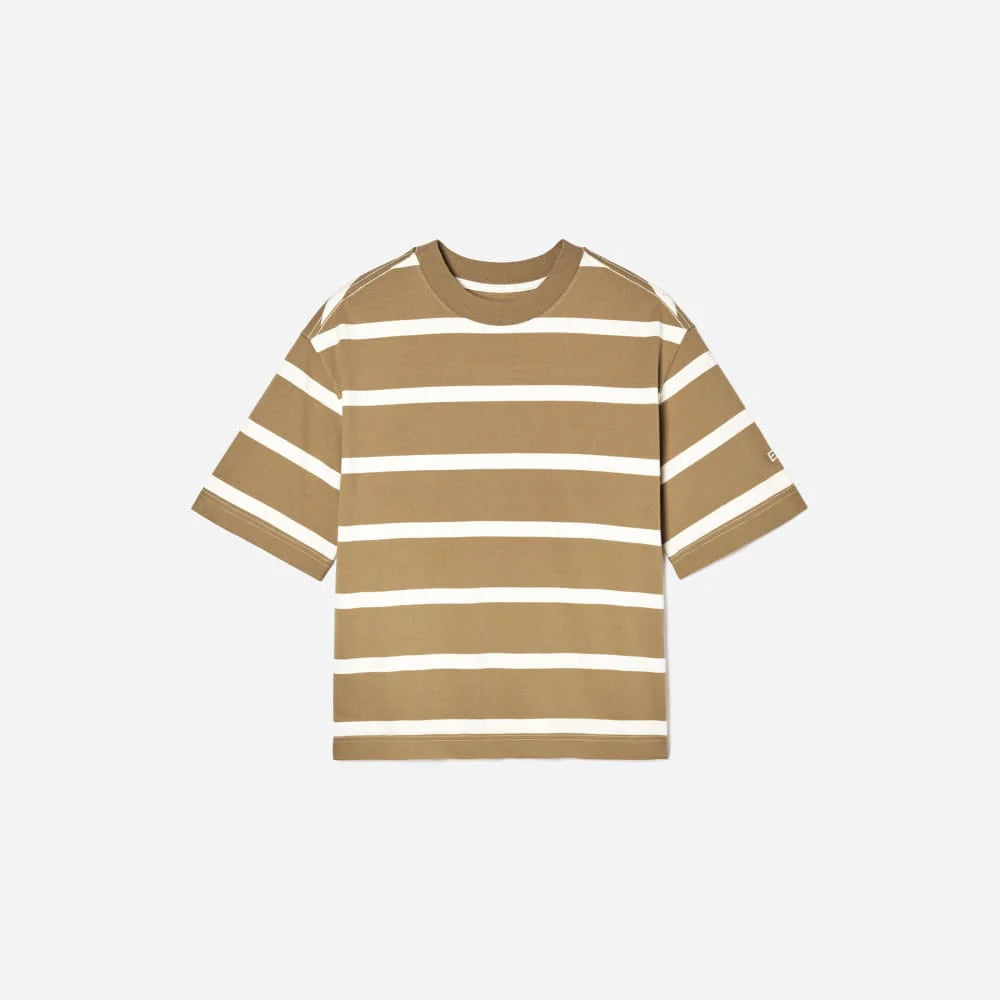The Premium Weight Relaxed Tee | Iced Coffee / Tan