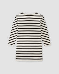 The Mariner Dress | Bone / Black