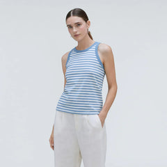 The Tank in Essential Cotton | Spring Lake / Canvas
