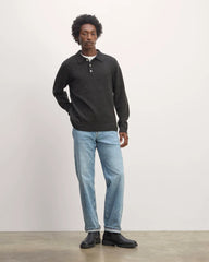 The Classic Polo in Luxe Merino | Charcoal