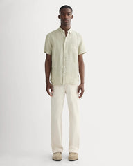 The Classic Short-Sleeve Shirt in Linen | Elm Gingham