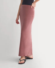 Maxi Skirt in Butterknit | Henna Red