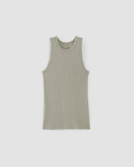 The Luxe Rib Racerback Tank | Sage Green