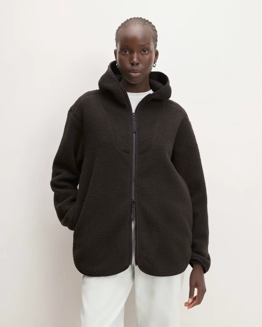 The ReNew Fleece Full-Zip Hoodie | Black