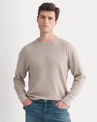 Thermal Crew in Cozy Waffle | Heathered Oatmeal