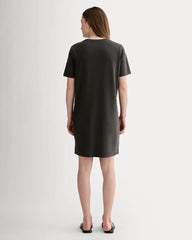 The Organic Cotton Weekend Tee Dress | Washed Black