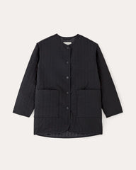 The Midi Quilted Liner | Black