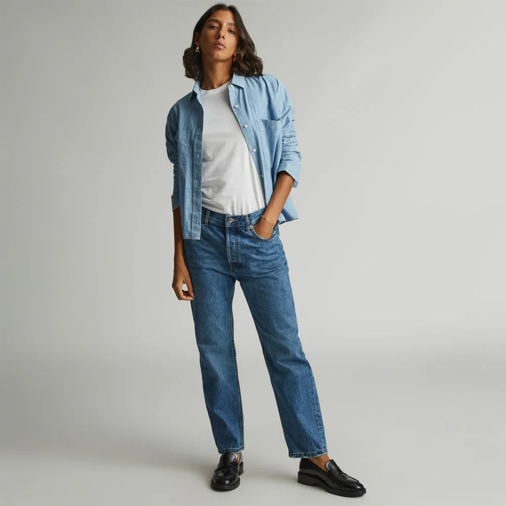 The Rigid Slouch Jean | Washed Indigo | 29.5” Inseam