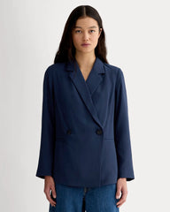 The Drapey Blazer | Navy