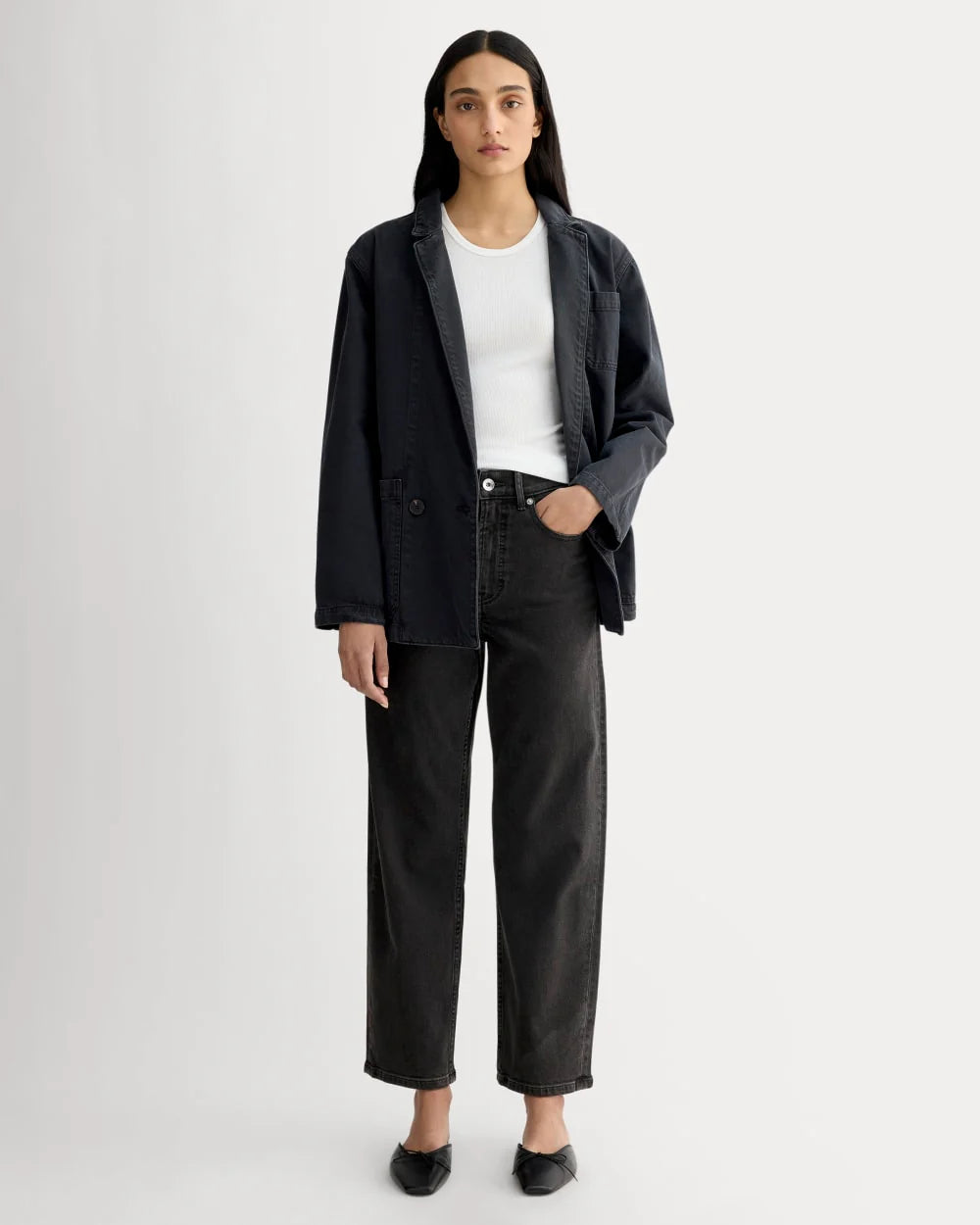 The Way-High® Jean 2.0 | Washed Black | 29.5” Inseam