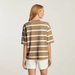The Premium Weight Relaxed Tee | Iced Coffee / Tan