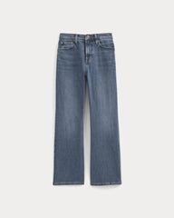 High-Rise Kick Flare Jean | Washed Indigo
