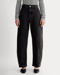 The Way-High® Twist Curve Jean | Washed Black