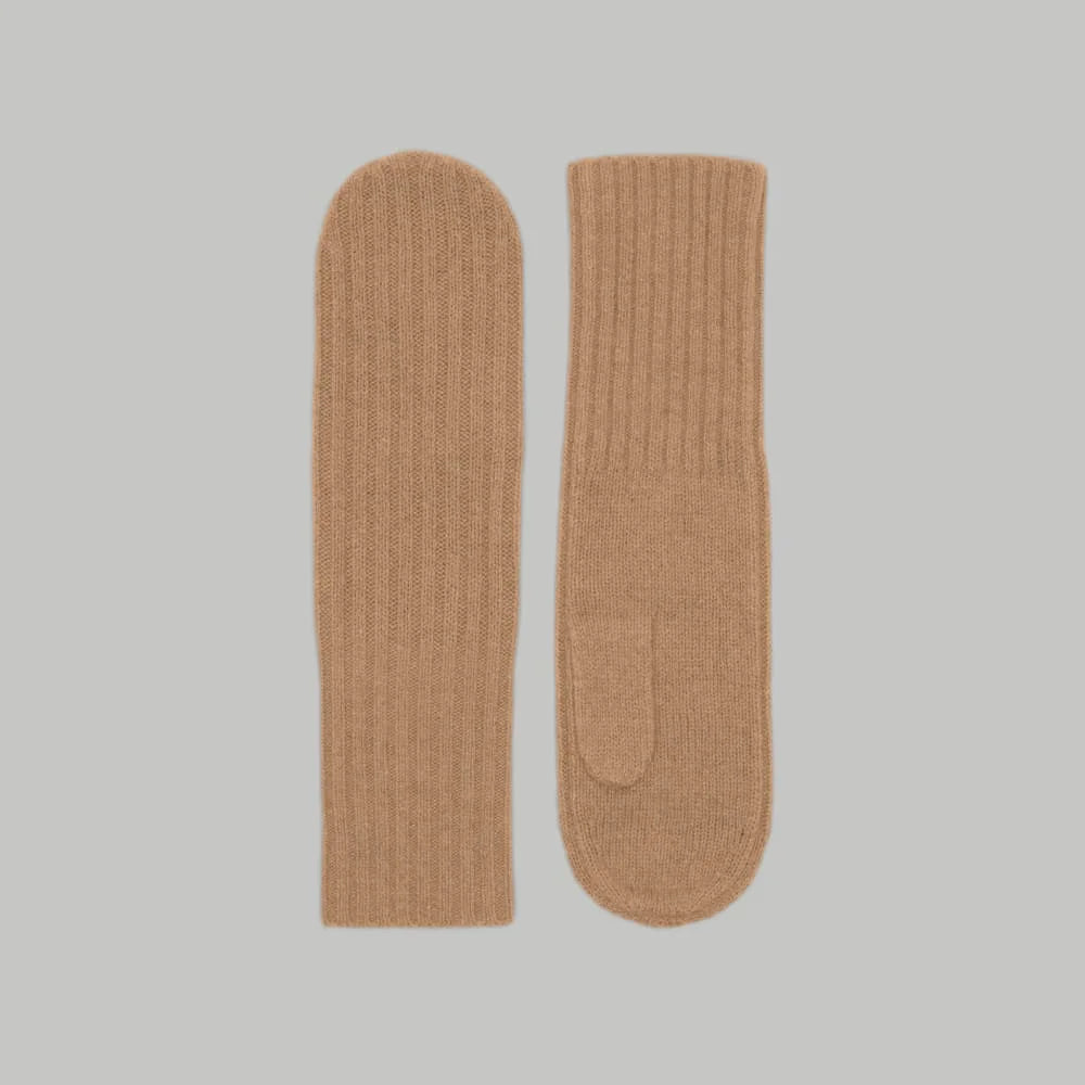 The Cashmere Mittens | Light Camel