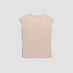 The Hemp Scoop-Neck Muscle Tee | Petal Pink