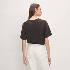 The Organic Cotton Raglan Tee | Vintage Black