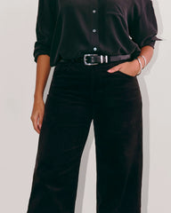 The Mid-Way Pant in Corduroy | Black