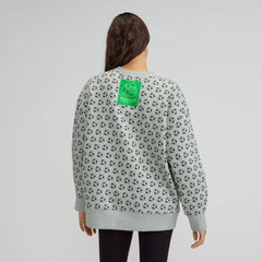 The ReTrack Oversized Crew | Earth Day Grey Multi